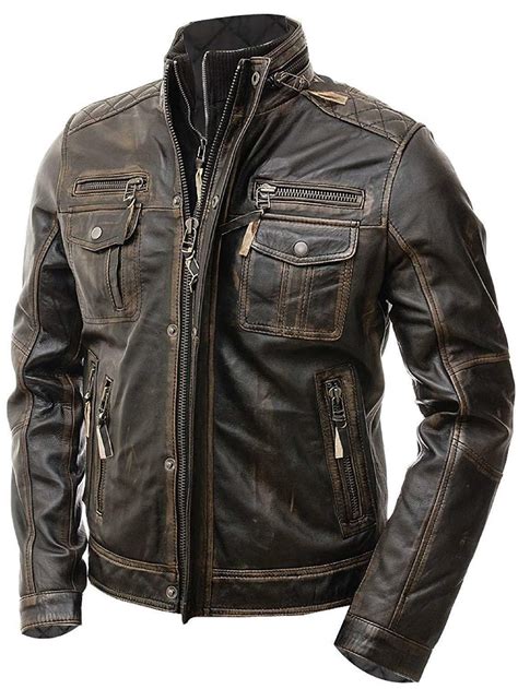 Leather Moto Jacket 